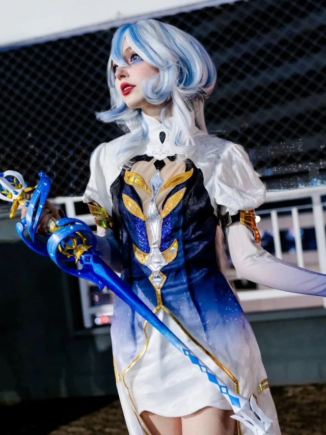 Veja o belo cosplay da Focalors, a Arconte Hydro, de Genshin Impact